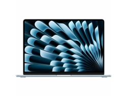 Portátil Apple MacBook Air M4 (azul, 16 GB de RAM, SSD, enchufe europeo, Azerty, francés, 15,3 pulgadas, Apple M)