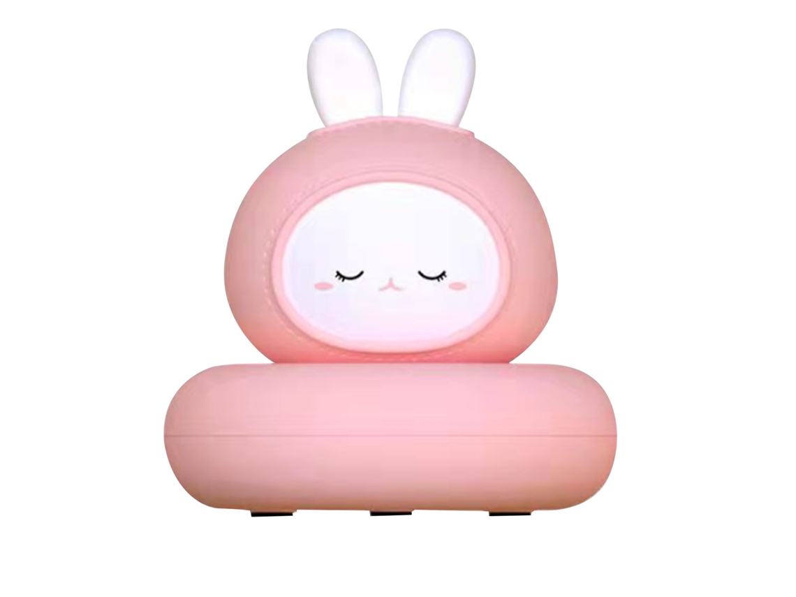 Rebe-luz Nocturna Conejo Suave Recargable Control Por Toque Lámpara Para Bebé Niño Dormitorio Dc5v