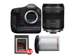 Canon EOS R1 + RF 16 28mm F/2.8 IS Stm + 3 Sandisk 512GB Extreme Pro CFExpress Tipo B + Canon LP e19 + Libro electrónico “20 consejos para fotos impresionantes”