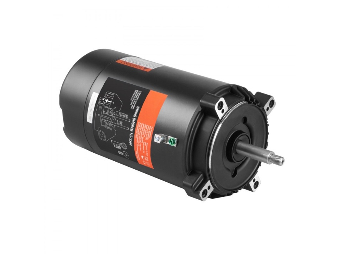 Motor de bomba de piscina de 0,75 hp y 3450 rpm con brida 56j Tekmaquinas