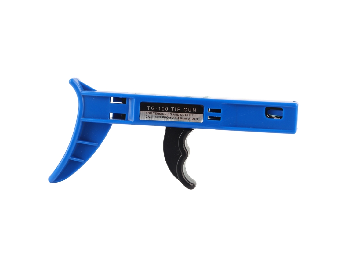 Pistola De Bridas De Nailon Tg-100, Herramienta Manual De Sujeción Y Corte Para Cables De 2,4 A 5,0 Mm.