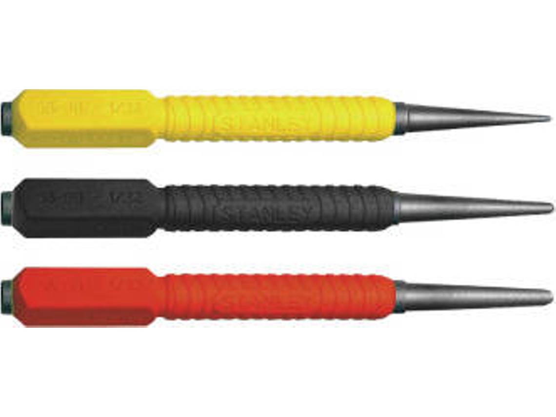 Punzone STANLEY (3 Botasdores Dynagrip 0.8 mm 1.6 mm 2.4 mm)
