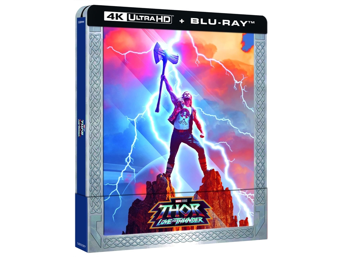 Blu Ray Thor: Love And Thunder Steelbook Marvel 4K Ultra Hd