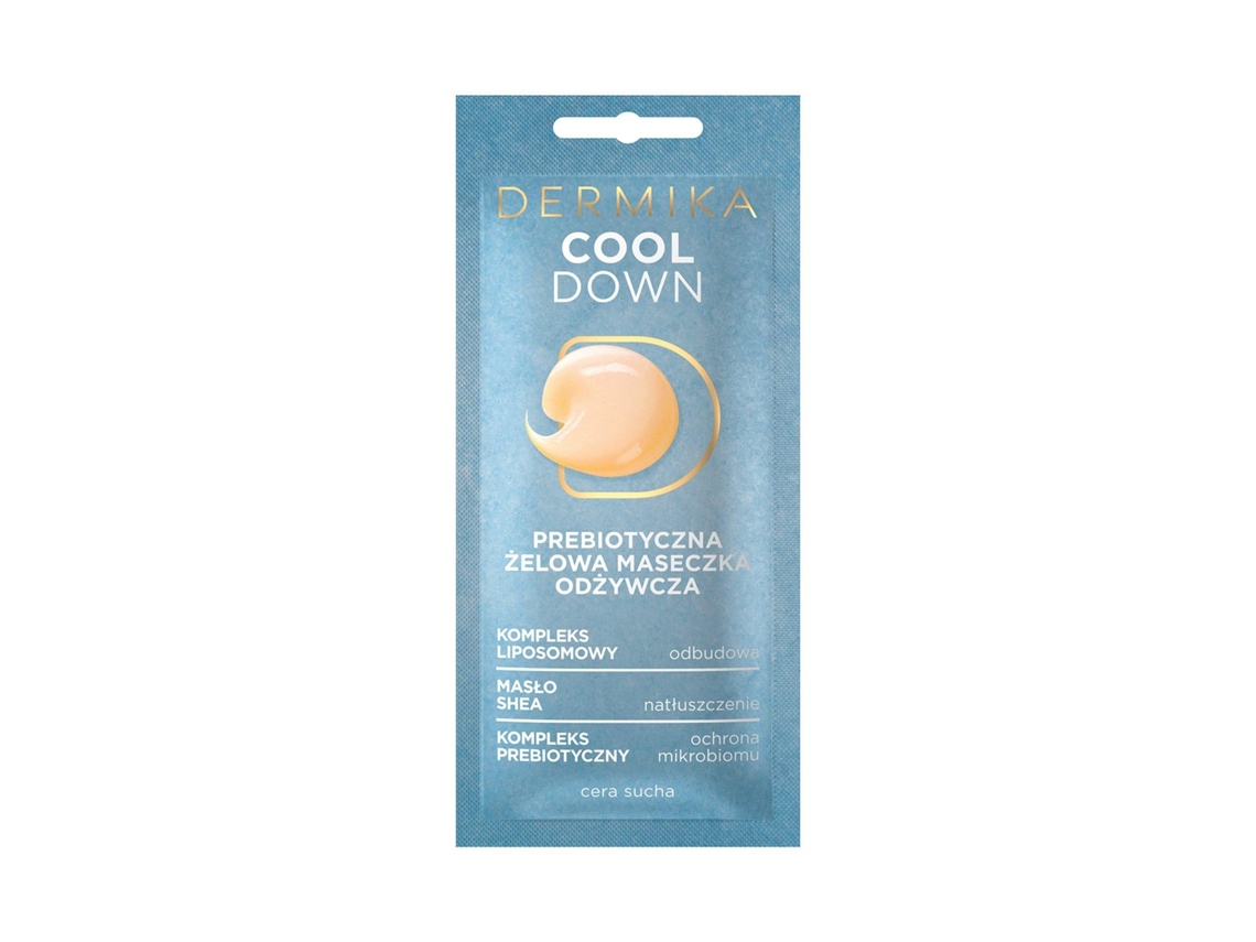Dermika belleza de la cara Enfriamiento máscara de gel nutritivo probiótico para la piel seca 10ml