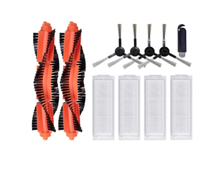 Para xiaomi mijia aspirador de pó hepa filtro escova principal/lateral mop pano