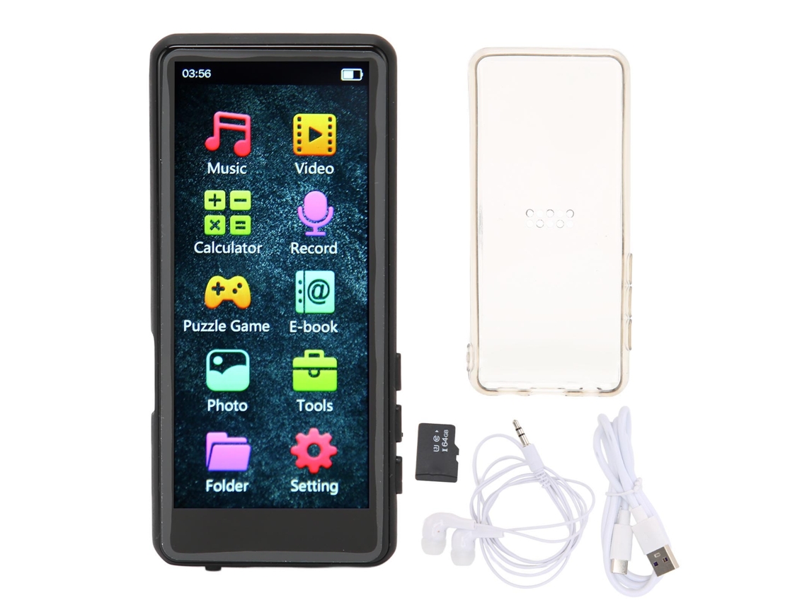 Reproductor Mp4 De 3.5 Pulgadas Con Pantalla Táctil Completa Hd, Reproductor De Música Con Hifi, Bluetooth Y Radio Fm