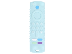 Chupete Para Bebé Con Control Remoto, Masajeador De Encías De Silicona Suave Con Botones, Color Azul Claro.