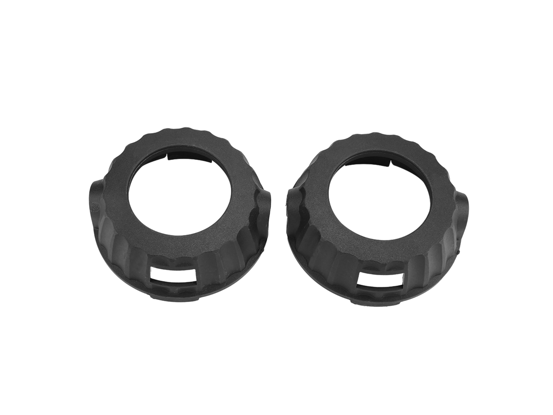2 piezas de cubierta de repuesto para cabezal de corte de césped negro