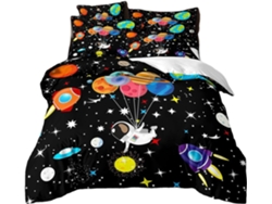 Juego Ropa Cama Piezas Funda Nórdica Diseño Almohada Estampado Juego 200x200 Cm 50x75 140x200 220x240