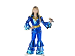 Disfraz de Niña CAR&GUS disco azul de los 70 (Tam.: 10-12 anos)