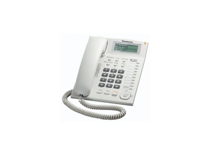 Teléfono Fijo PANASONIC KX-TS880EXW Blanco