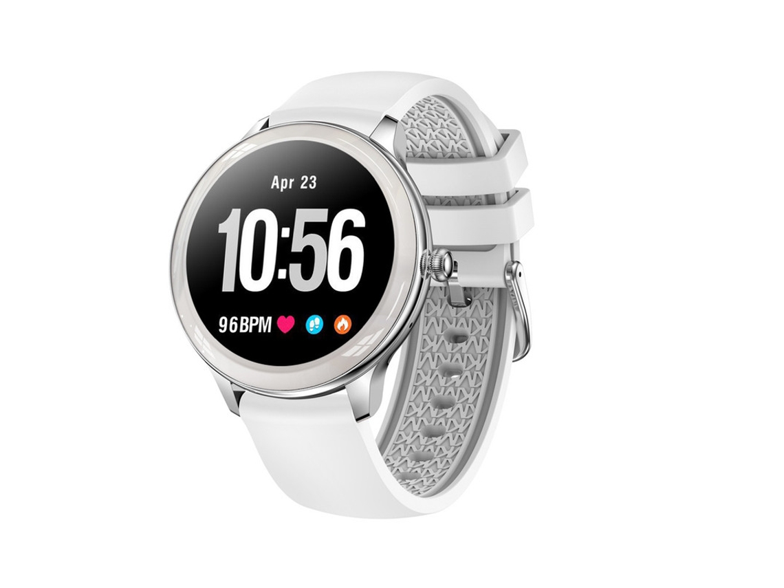 Reloj inteligente deportivo, monitor de salud multifuncional, resistente al agua IP67, plateado Bestvite