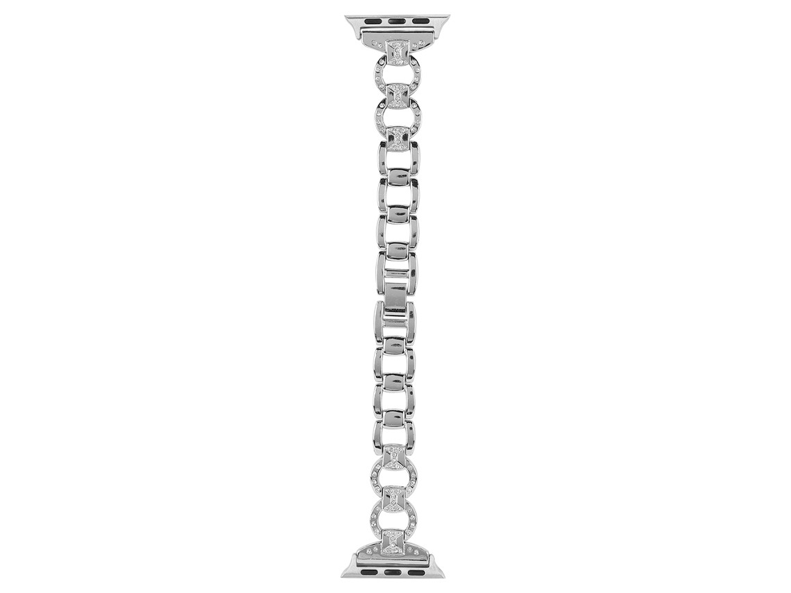 Correa de metal para reloj (repuesto, compatible con iWatch Series 1/2/3/4)