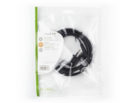 Nedis Pcgp11055Bk20 Cable de alimentación Negro 2 M Enchufe de alimentación Tipo C Iec 320