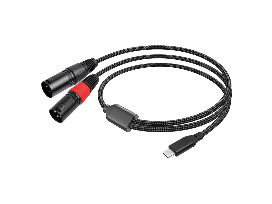 Cable Divisor Usb C A 3 Pines Para Teléfonos, Amplificadores, Altavoces, Mezcladores Y Convertidores.