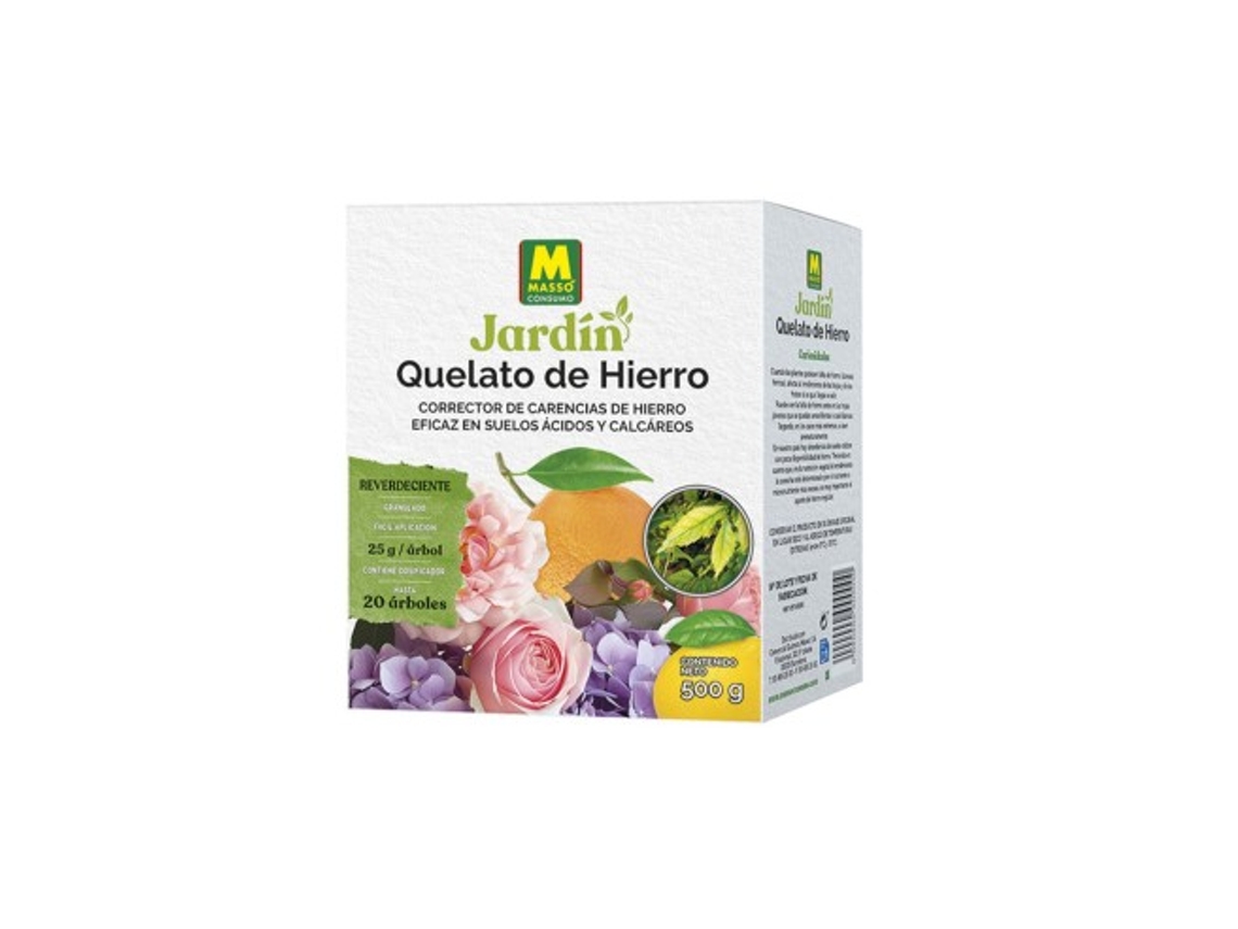 Quelato de hierro, 500 g Massó
