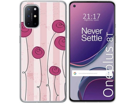 Carcasa OnePlus 8T 5G TUMUNDOSMARTPHONE Flores Vintage Multicolor
