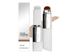 Brocha Para Base De Maquillaje 2 En 1 Que Cambia De Color, Cobertura Media A Completa, Hidratante Con Calor, Idea De Regalo Ideal.