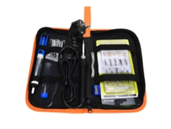 Kit De Soldadura De 54 Piezas Con Soldador Ajustable De 60 W Con Pantalla Digital, Enchufe Europeo De 220 V.