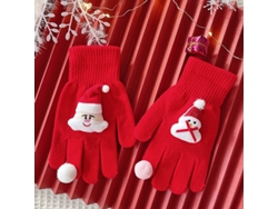 Guantes Navideños De Muñeco De Nieve