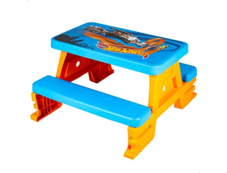 Mesa De Picnic Infantil HOT WHEELS