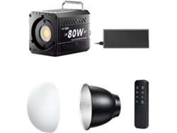 Luz Led Cob Regulable De 80 W, 2500-6500 K, Para Cámaras Fotográficas Y De Vídeo.