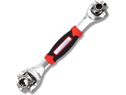 Llave Universal 48 En 1 Con Cabezal Giratorio De 360 Grados Para Reparaciones Domésticas Y Automotrices.
