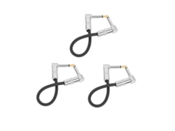 Cable De Conexión Mono De 3 Piezas Para Pedales De Guitarra, Compatible Con Bajos Y Teclados.
