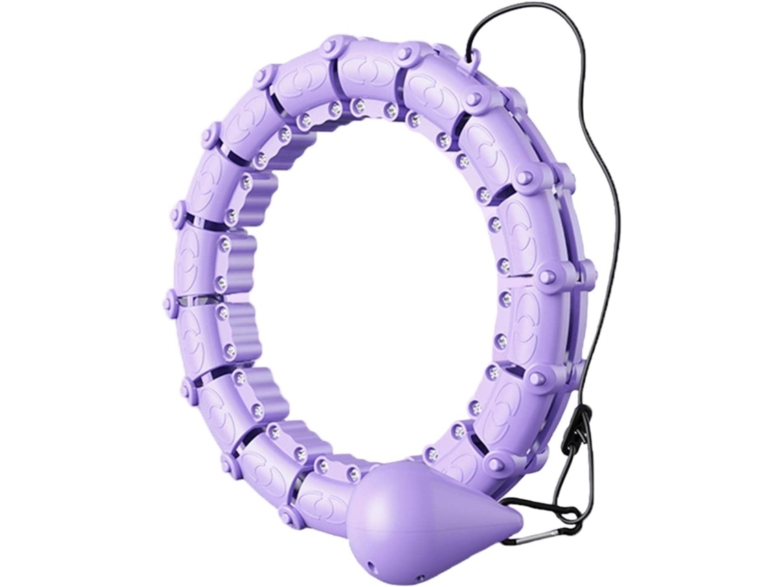 Cinturón de hula-hula morado 2 en 1, extraíble, circunferencia de cintura 127 cm, compacto, recargable, uso diario, higiénico STELASPLEN