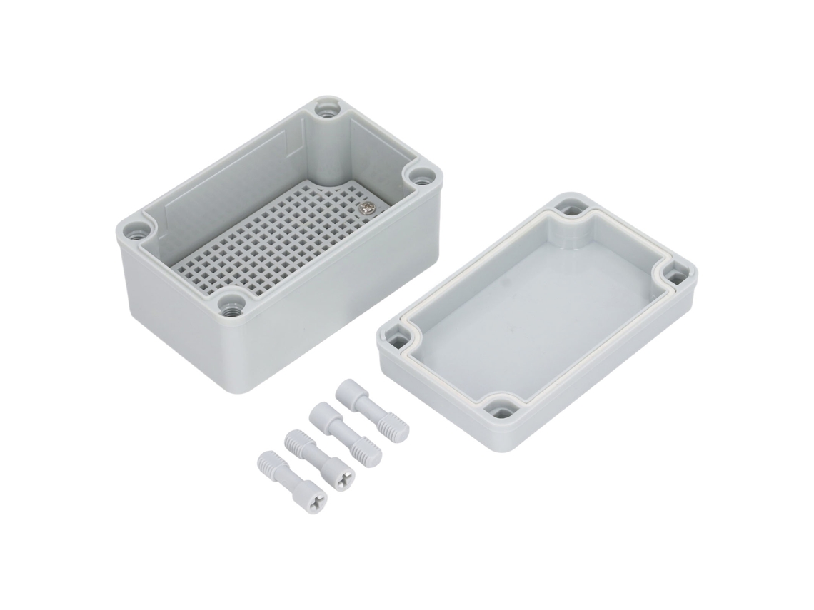 Yncm2026-caja De Unión Eléctrica Gris Con Placa De Montaje Ip67 Resistente Al Agua Y Choques Para Proyectos Eléctricos
