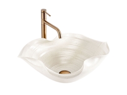Lavabo sobre encimera Rea Hm 02 Beige