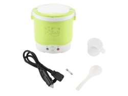 Arroz Elétrico Portátil Multifuncional 12v 100w 1l Para Carros Com Vaporizador De Alimentos (verde)