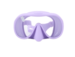 2026rebe-gafas De Buceo Plegables De Silicona Con Vista Grande Vidrio Templado Antideslumbrante Portátiles Morado Taro