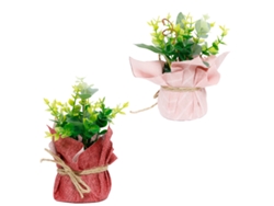 Plantas artificiales decorativas para mesa, 2 unidades, miniadornos para el hogar, sala, baño, cocina, accesorio de fotografía