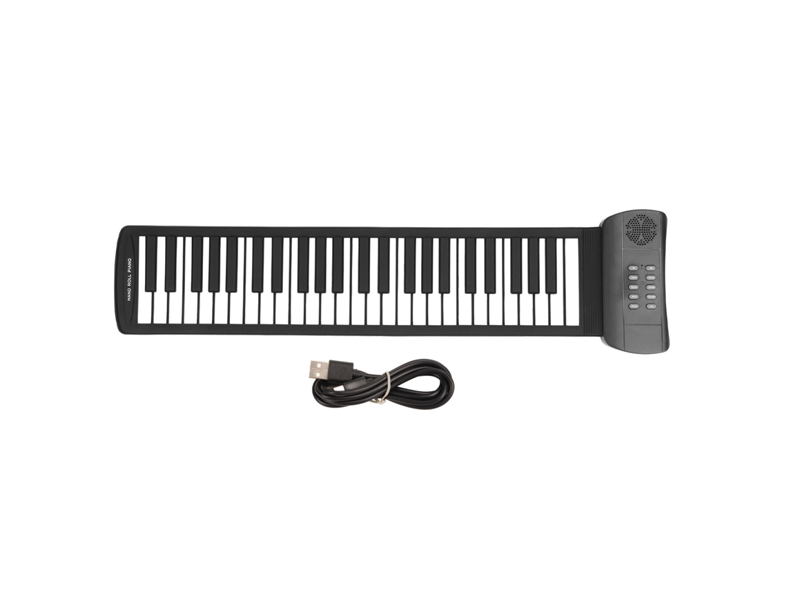 Piano Enrollable De 49 Teclas, Sonido Envolvente 4d, Portátil, Usb, Funciona Con Pilas, Para Niños Y Principiantes.
