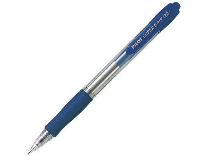 Bolígrafo Retráctil PILOT Super Grip Azul