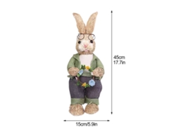 Nuevas Decoraciones De Pascua: Figuritas Ergonómicas De Conejos Artificiales Para Uso Diario.