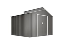 Caseta Metálica de Jardín WASABI 7,25m2 - 282x257x222cm - Acabado metalizado premium - Tragaluz de policarbonato