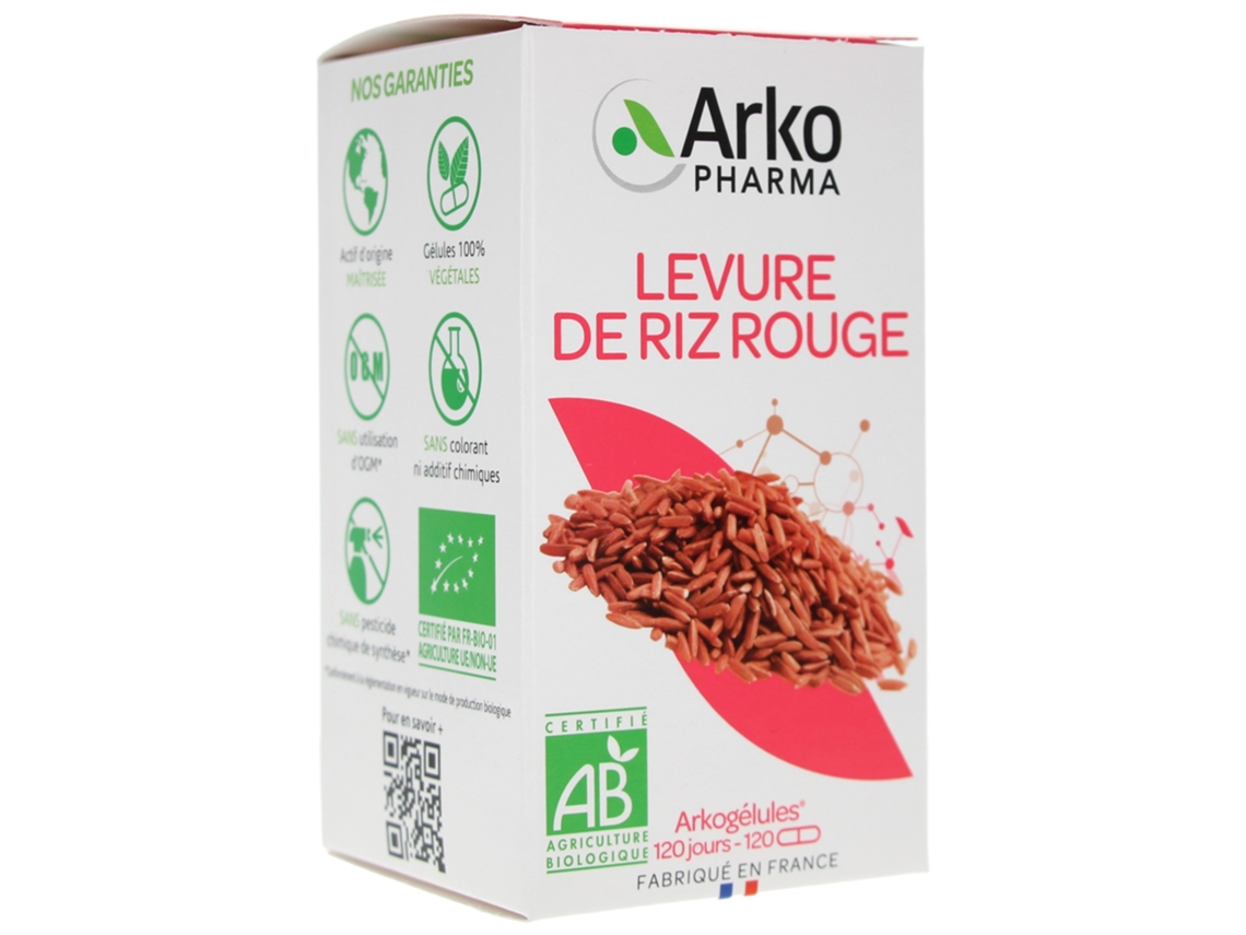 Arkogélules Levadura Roja de Arroz Ecológica 120 Cápsulas ARKOPHARMA