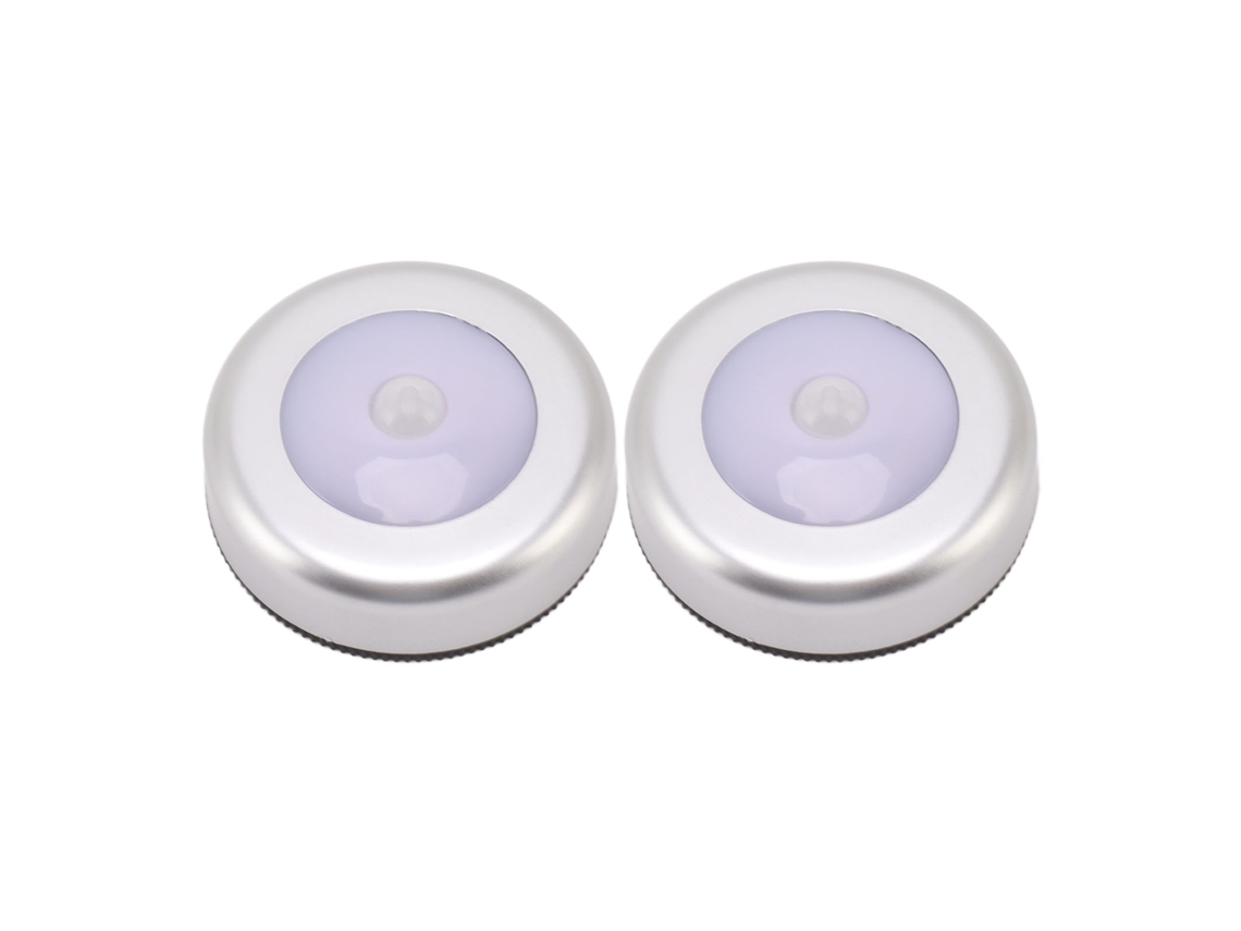 Luz Nocturna Led Con Sensor De Movimiento, Protección Ocular Pequeña Para Cajones De Armarios, 2 Unidades, Luz Cálida.