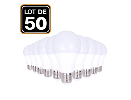 50 Bombillas LED E27 20W Blanco neutro 4000K EUROPALAMP