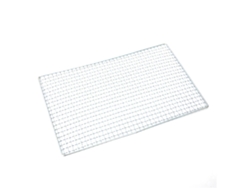 Grelha para Churrasco de 30*45cm para Legumes e Frutos do Mar, Utensílios para Churrasco, Grelha de Ferro Galvanizado MDUG