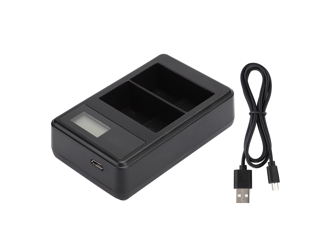 Cargador De Baterias Para Cámara Nikon, Cargador Doble Portátil Para Baterías De Cámara