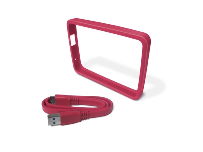 Carcasa WESTERN DIGITAL Fuchsia (Disco duro externo - 2.5'' - Rosa)