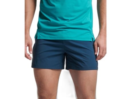 Pantalones Cortos para Hombre de Running SUPERDRY (2XL - Azul)
