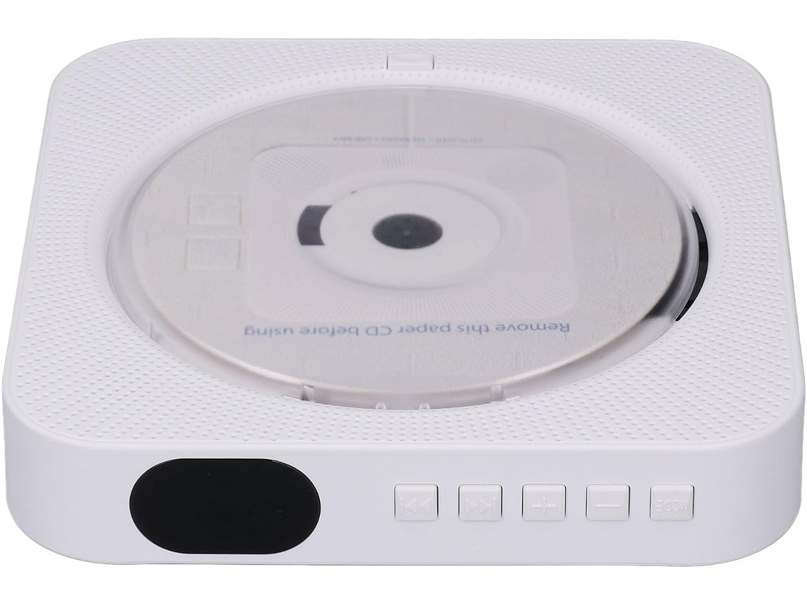 Reproductor/lector de CD inalámbrico inteligente con control remoto para materiales educativos de estudiantes.