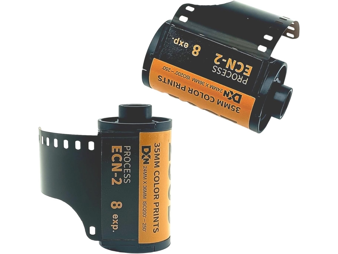 Lote De 8 Rollos De Película Ecn2 De 35 Mm, Perfectos Para Cámaras Analógicas.