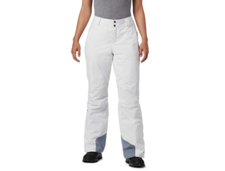 Pantalones para Mujer COLUMBIA Bugaboo Omni Heat Blanco para Esquí (S)