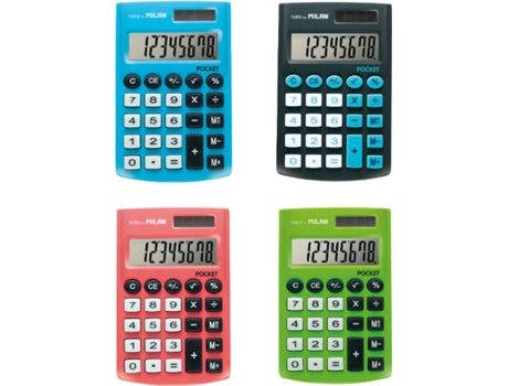 Calculadora de Bolsillo de 8 Dígitos (1 Unidad - Envio Aleatório)