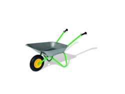 Carrito de Mano ROLLYTOYS de Metal Gris y Verde